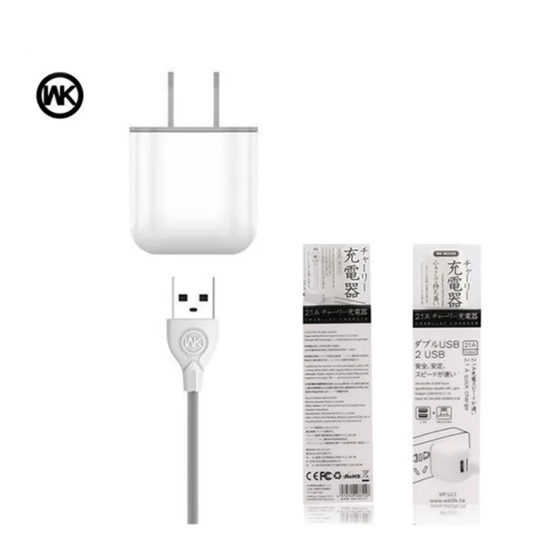 ที่ชาร์จ WK Charllay+สายชาร์จไมโคร (ADA-00432)
