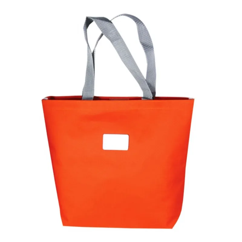 กระเป๋าชอปปิ้ง กระเป๋าผ้าสีส้ม (BAG-00267)