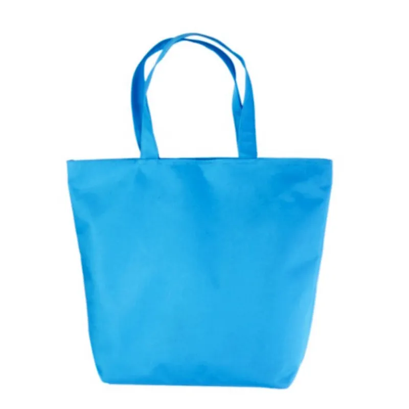 กระเป๋าช้อปปิ้ง กระเป๋าผ้าสีฟ้า (BAG-00271)
