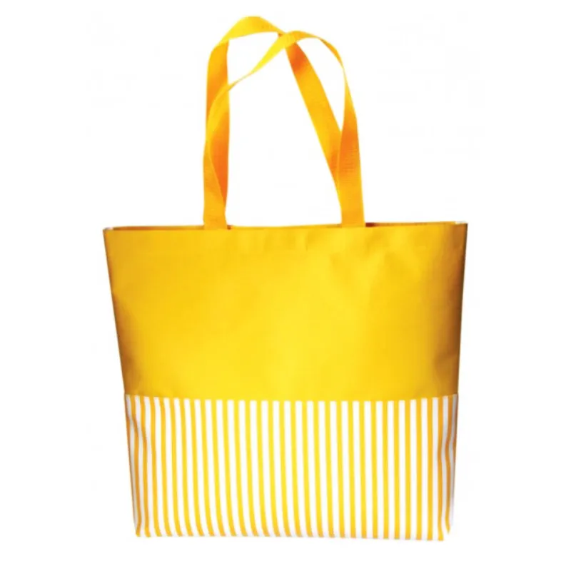 กระเป๋าช้อปปิ้ง กระเป๋าผ้าสีเหลือง  (BAG-00275)