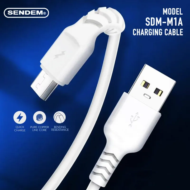 สายชาร์จ SENDEM M1A Fast Charge 2.4 A (CHA-00344)