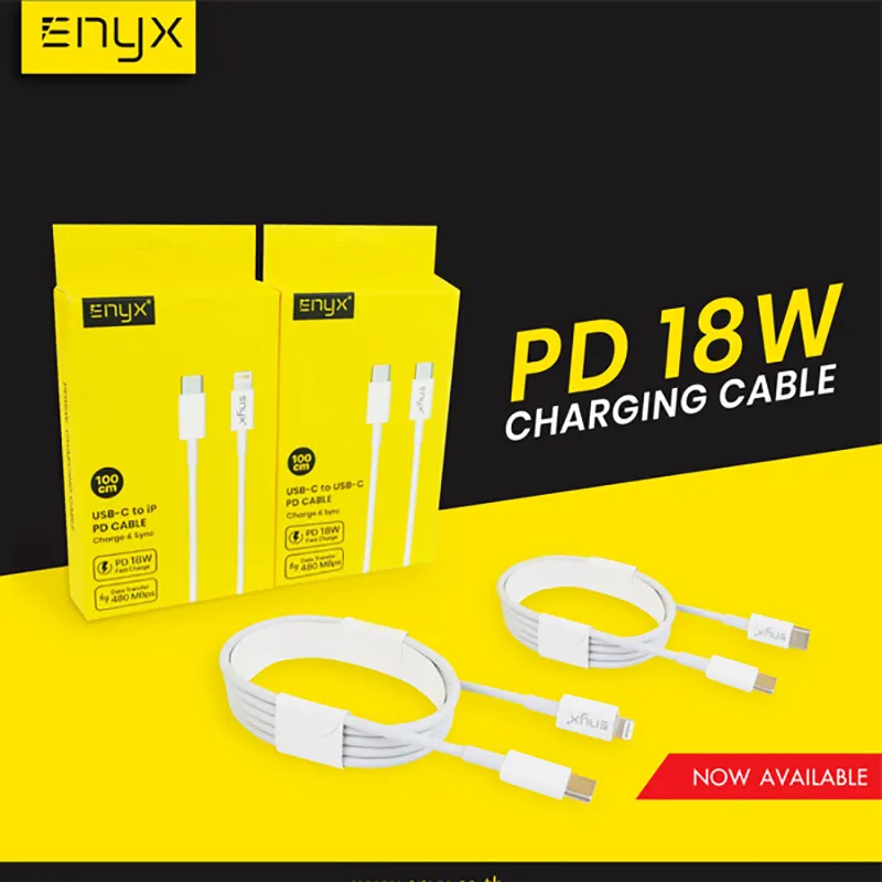 สายชาร์จ Enyx EC-07 PD fast charge 3.0 USB C to iPhone (CHA-00347)
