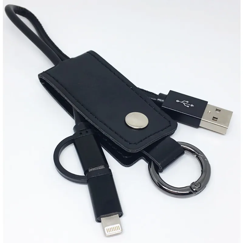 สายชาร์จพวงกุญแจ 2 in 1 iPhone+Micro USB (CHA-00351)