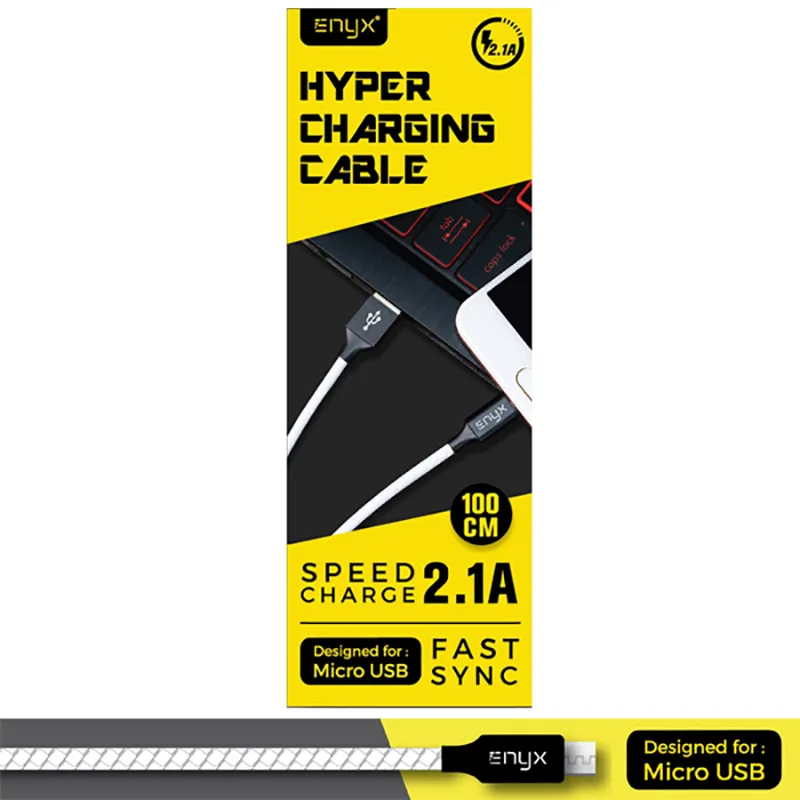 สายชาร์จหนัง ENYX Fast Charge 2.1A Micro USB (CHA-00356)