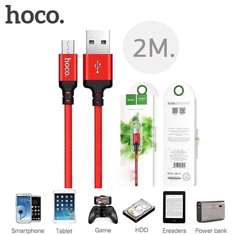 สายชาร์จ Hoco X14 Micro USB 2 M (CHA-00359)