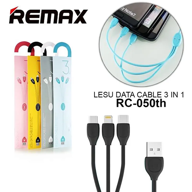 สายชาร์จ Remax Lesu 3 in 1 (CHA-00381)
