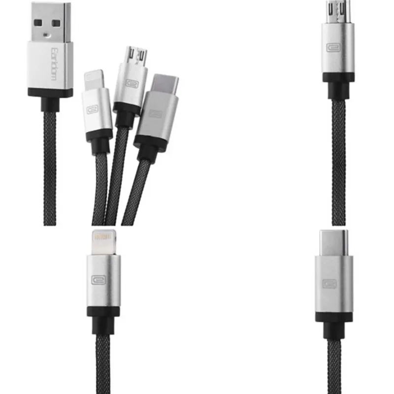 สายชาร์จ Earldom 3 in 1 กล่องเหลือง (CHA-00391)