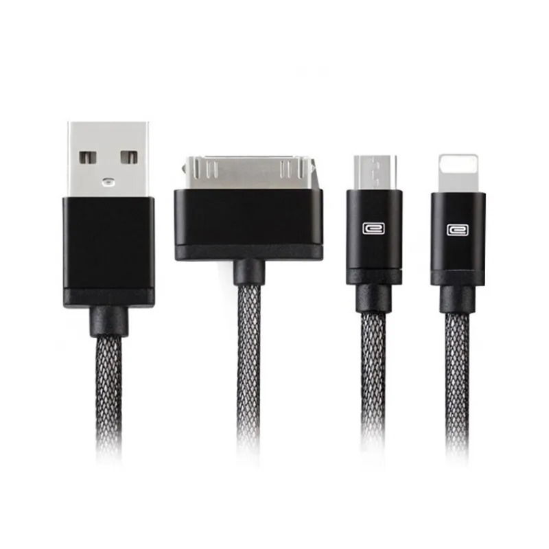 สายชาร์จ Earldom 3 in 1 กล่องฟ้า (CHA-00394)