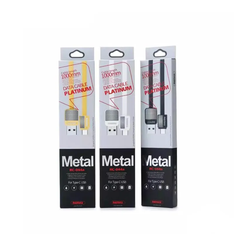 สายชาร์จ Remax RC-044 ของแท้100% ชาร์จไว งานดี ใช้สำหรับ iphone Samsung Type-C
 (CHA-00551)