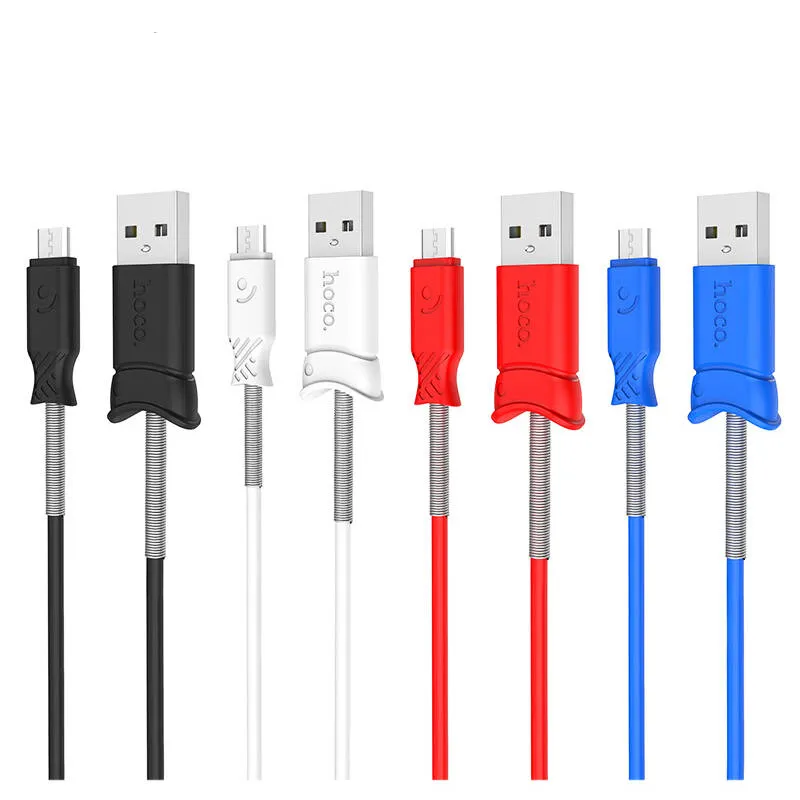 สายชาร์จ Hoco X24 สายชาร์จหุ้มสปริง ของแท้ ชาร์จดี Samsung iPhone Type-C (CHA-00554)