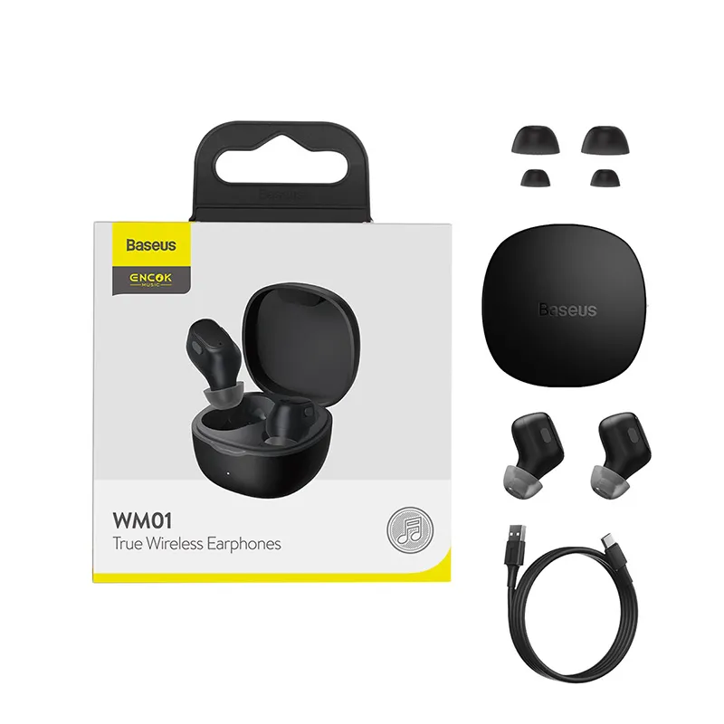 baseus wm01 หูฟัง tws บลูทูธ 5.0 ไร้สาย สําหรับเล่นเกม (EAR-00080)