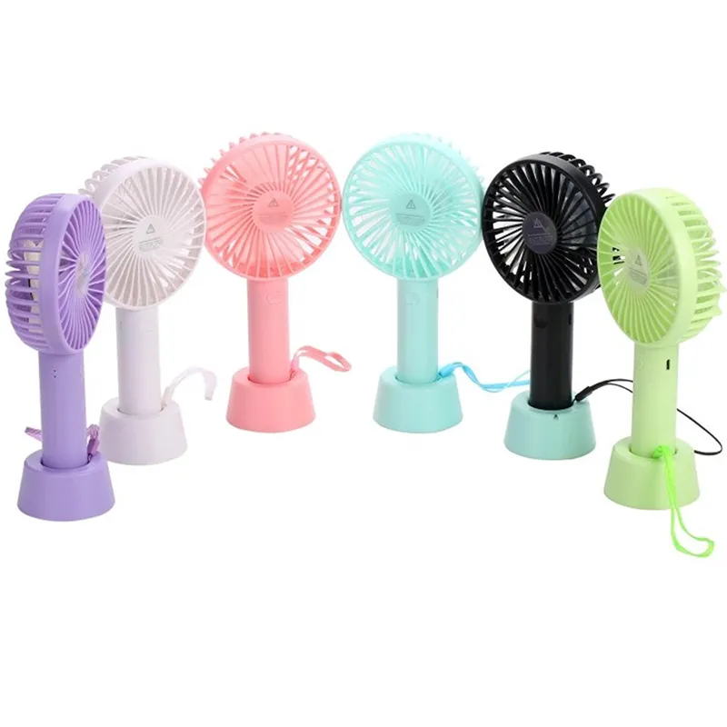 พัดลมมือถือ สีพาสเทล มีฐานตั้งได้ (ELETRICFAN-00912)