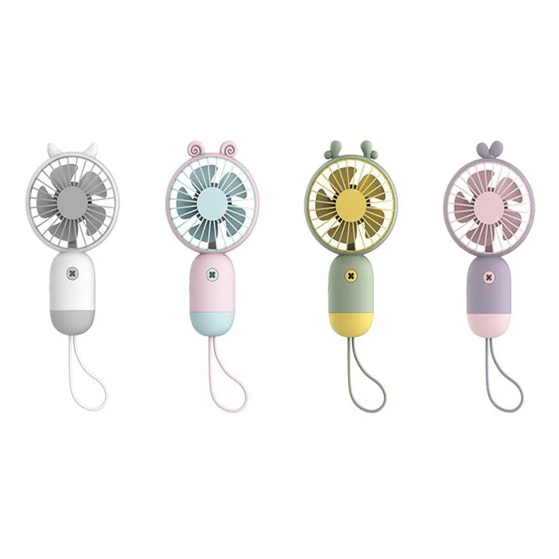 พัดลมมือจับลายสัตว์ ปรับได้ 3 ระดับ ชาร์จแบตได้ในตัว (ELETRICFAN-00915)