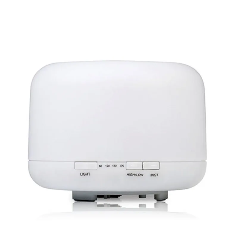 เครื่องพ่นไอน้ำ Aroma Diffuser เครื่องฟอกอากาศ เครื่องพ่น เครื่องเพิ่มความชื้นในอากาศ LED Humidifier Home Office 500ml (HUM-00608)