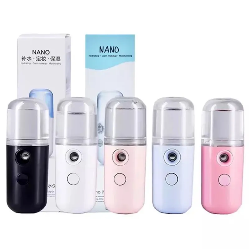 เครื่องพ่นไอน้ำนาโน แบบพกพา พ่นหน้า เครื่องพ่นสเปรย์ความชื้น Nanometer spray (HUM-00616)