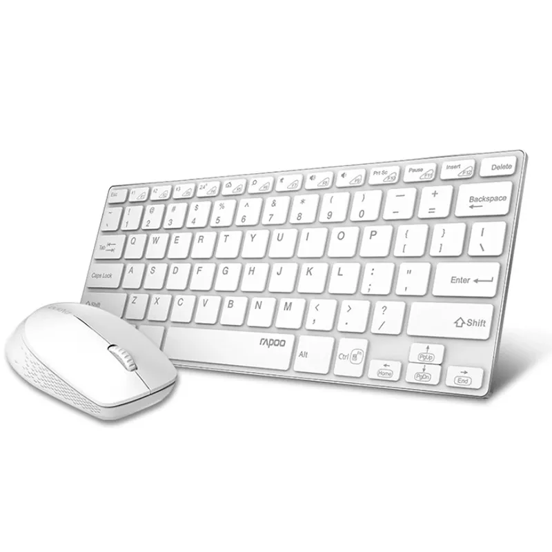 Rapoo 9000M Multi-mode Silent Wireless Keyboard Mouse Combo Switch Bluetooth ไทย/Eng (KEY-00601)
