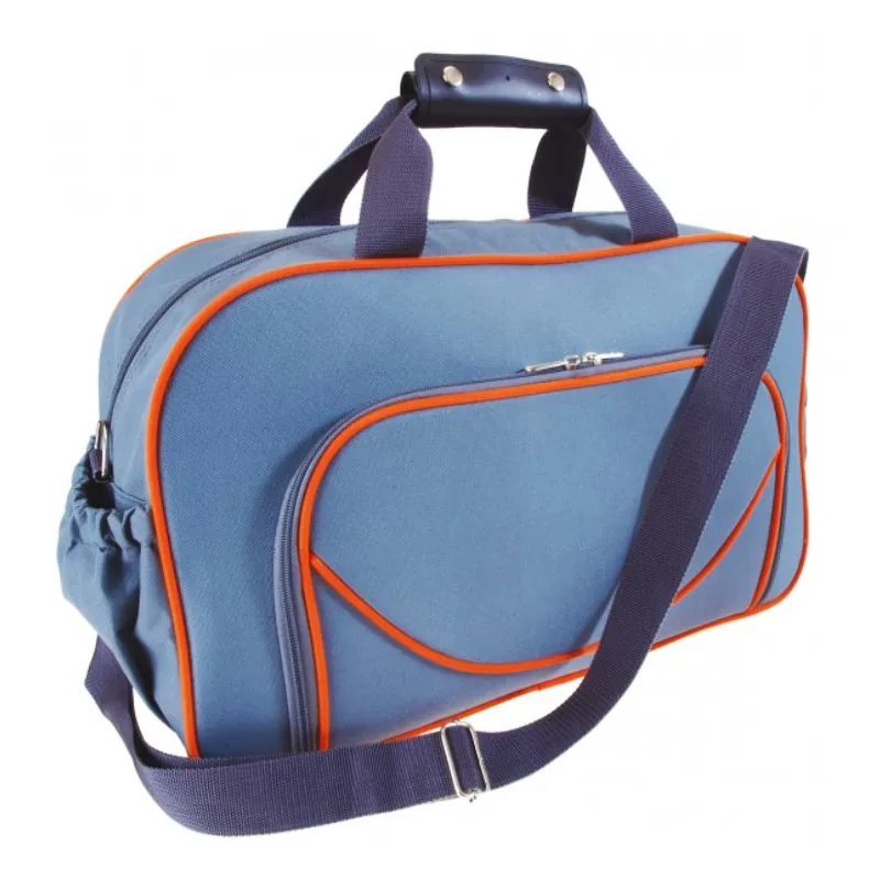 กระเป๋าเดินทางผ้าเคลือบ มีช่องใส่ของด้านหน้า (LUG-00296)