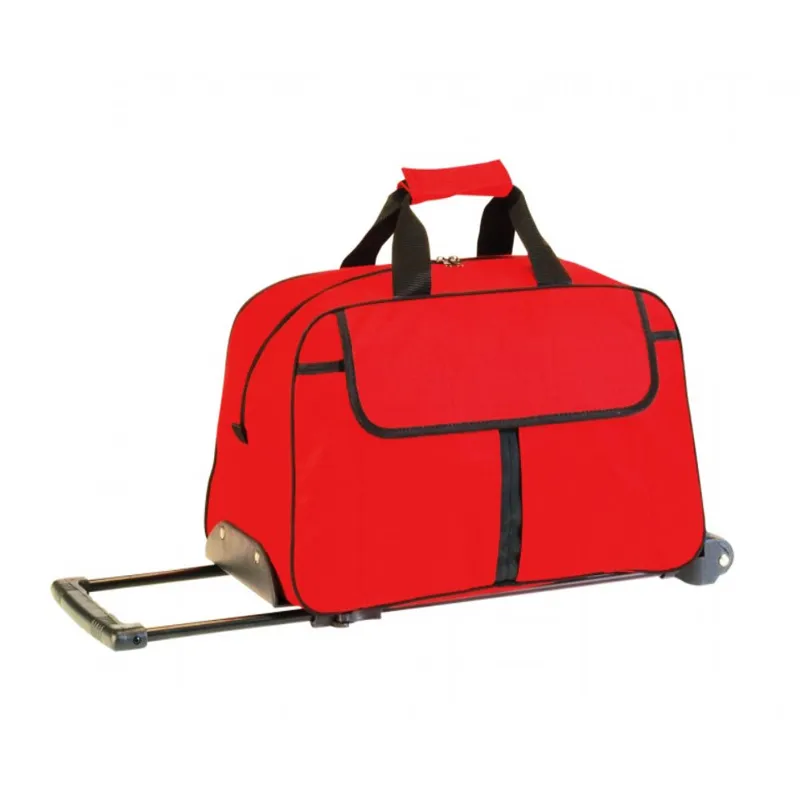 กระเป๋าล้อลากทรงนอนสีแดง (LUG-00312)