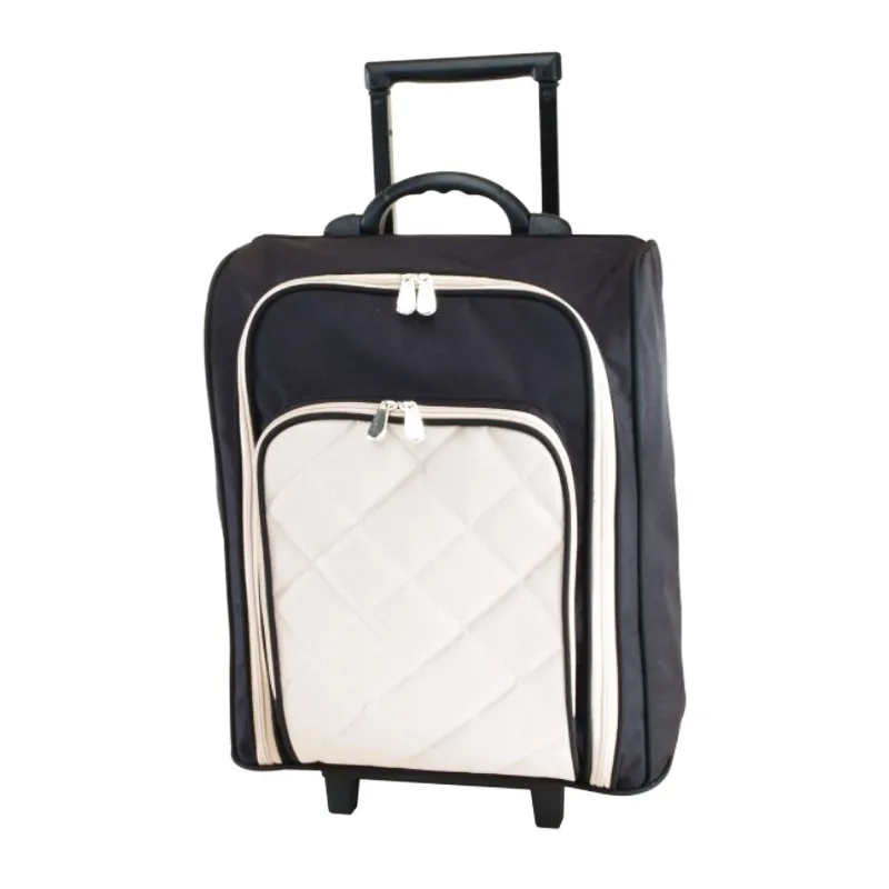 กระเป๋าเดินทางล้อลากแบบผ้าสีดำ (LUG-00340)