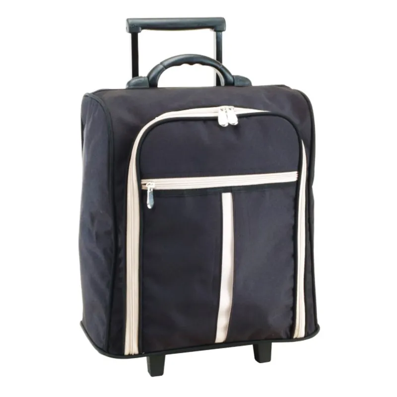 กระเป๋าล้อลากทรงสี่เหลี่ยมสีดำ (LUG-00341)