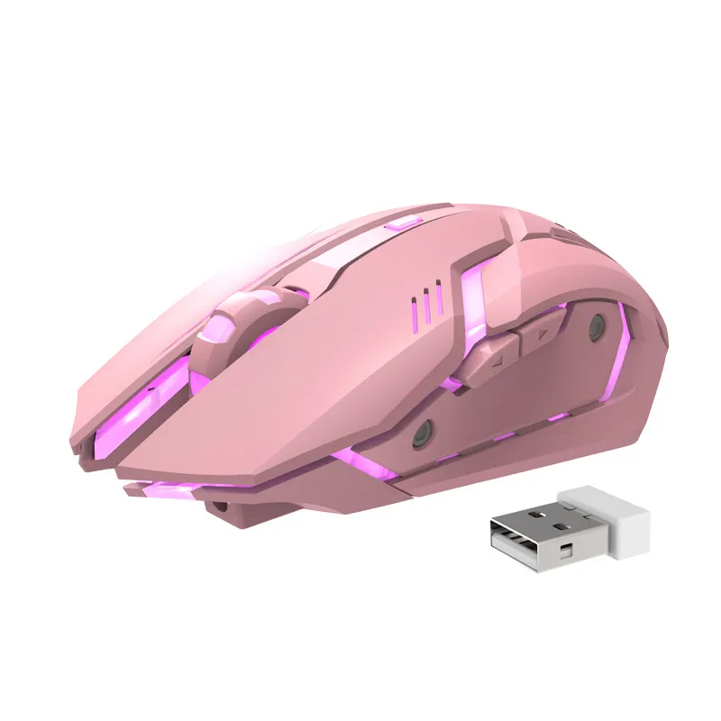 เมาส์ไร้สาย 2.4G พร้อมตัวรับสัญญาณ USB 5 ระดับ DPI ที่ปรับได้ 6 ปุ่ม สำหรับโน๊ตบุ๊ค, PC, แล็ปท็อป, Computer (MOU-00564)