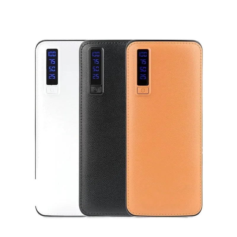 Power Bank เรียบหรู คุณภาพดี มีหน้าจอ LED แสดงระดับพลังงาน ความจุ 10,000mAh (POW-00028)
