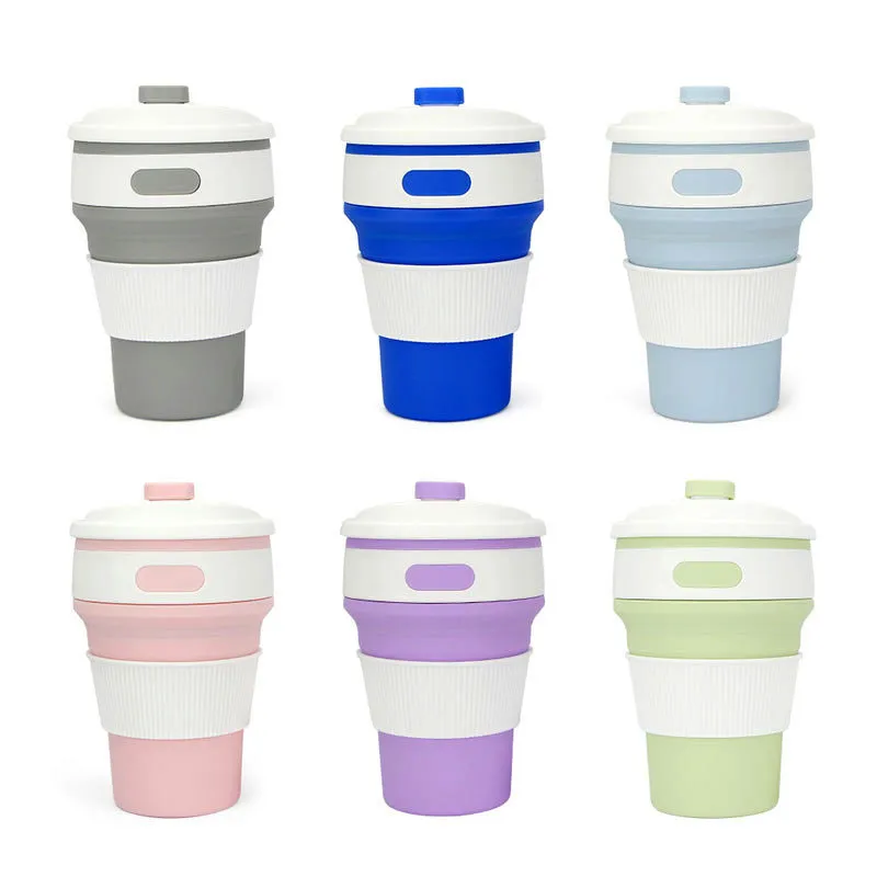แก้วน้ำพลาสติกยืด-หดได้ 350 ml. (TUM-00745)
