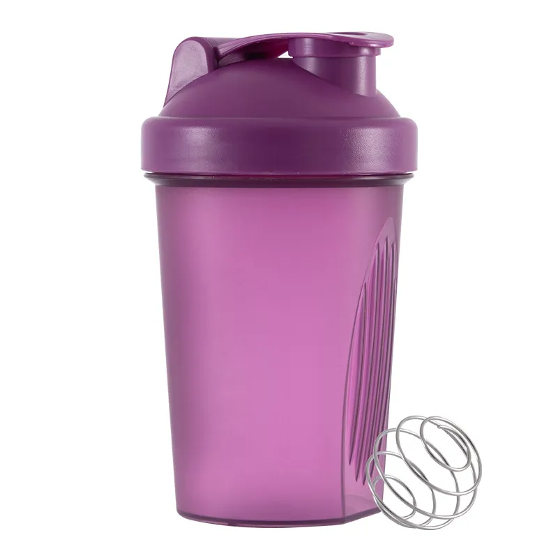 แก้วเชค แก้วชงโปรตีน กระบอกเชค พร้อมลูกบอลสปริงเชค  400 ml. (TUM-00835)
