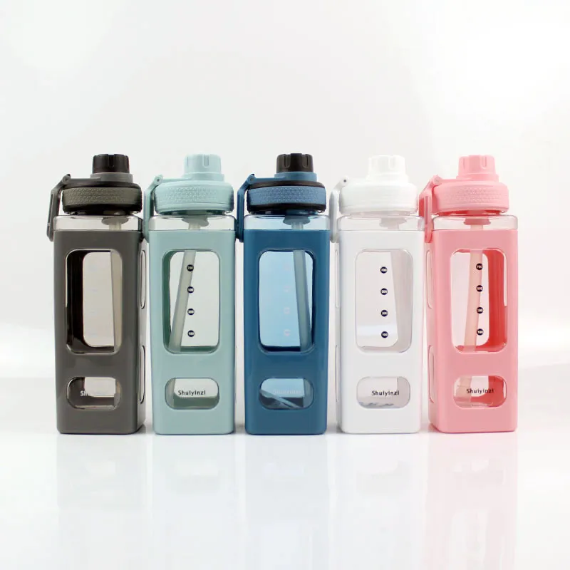 ขวดพลาสติกทรงสี่เหลี่ยม ขนาด 900 ml.  (TUM-00839)